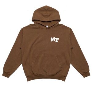 Maybe Tomorrow MT Hoodie in Faded Brown